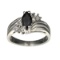 APP: 0.5k Fine Jewelry Designer Sebastian, 1.20CT Sapphire And White Topaz Sterling Silver Ring