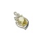 APP: 0.9k Fine Jewelry 10.00CT Oval Cut Citrine And White Sapphire Over Sterling Silver Pendant