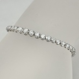 APP: 12k *Fine Jewelry 14KT White Gold, 4.00CT Round Brilliant Cut Diamond Bracelet
