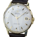 *Omega 1960s Seamaster 18k Gold c562 Automatic 34mm Mens Swiss Made Watch -P-