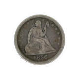 Rare 1856 Liberty Seated Quarter Dollar Coin