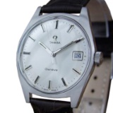 *Omega Geneve Cal 613 Swiss Made 35mm Manual Men's Stainless Steel Watch -P-