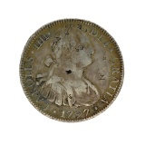 1797 Extremely Rare Eight Reales American First Silver Dollar Coin