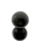 APP: 1k Rare 725.50CT Sphere Cut Black Agate Gemstone