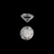 APP: 0.3k 0.09CT Round Brilliant Cut Diamond Gemstone