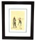 Toulouse-Lautrec (After) ''Dresseur De Chiens'' Rare Museum Framed 19x22 Ltd. Edition 332/350