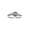 APP: 0.6k Fine Jewelry Designer Sebastian 0.25CT Tanzanite And Topaz Sterling Silver Ring