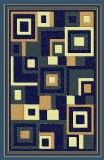 Gorgeous 4x6 Emirates Blue 508 Rug  Plush, High Quality Made in Turkey (No Rug Sold Out Of Country)