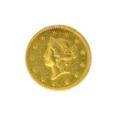 1849 $1 Liberty Head Gold Coin