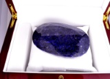 APP: 8.5k 1,696.00CT Oval Cut Blue Sapphire Gemstone