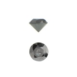 APP: 0.2k 0.27CT Round Cut Black Diamond Gemstone