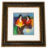 Tarkay- Framed Lithograph-Signed ''At the Port''