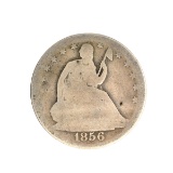 1856 Liberty Seated Half Dollar Coin