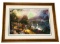 Rare Thomas Kinkade Original Ltd Edt Lithograph Plate Signed Framed 'Dorothy Discovers Emerald City'