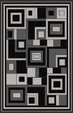Gorgeous 4x6 Emirates Black & Grey 508 Rug High Quality Made in Turkey (No Rug Sold Out Of Country)