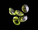 APP: 1.1k 5.39CT Oval Cut Green Peridot Parcel