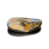 APP: 2k 81.63CT Free Form Cabochon Multi Color Boulder Brown Opal Gemstone