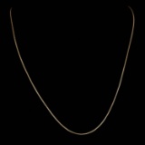 *Fine Jewelry 14KT Gold, 1.9GR, 16'' Diamond Cut Satin Snake Chain