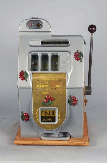 10 ¢ Mills Black Cherry Slot Machine 1946-P-
