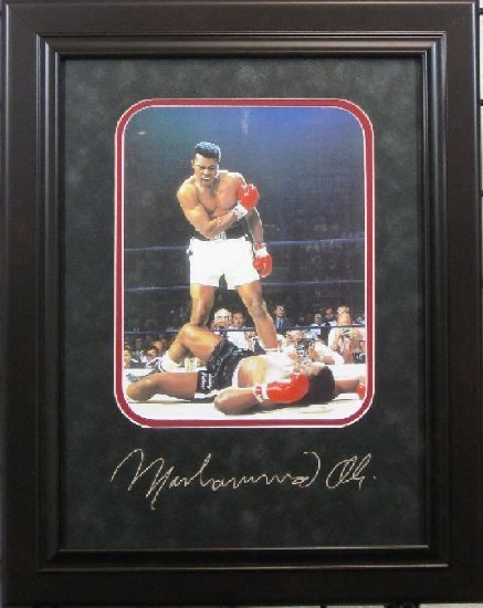 Muhammad Ali - Plate Signature