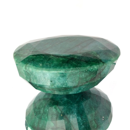 APP: 14k 1755.50CT Oval Cut Green Beryl Emerald Gemstone