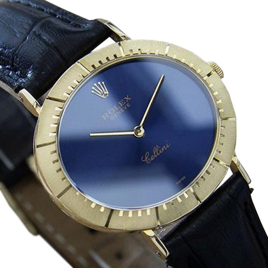 *Rolex Cellini 18k Solid Gold Swiss Made Mens Manual 1971 Luxury Dress Watch -P-