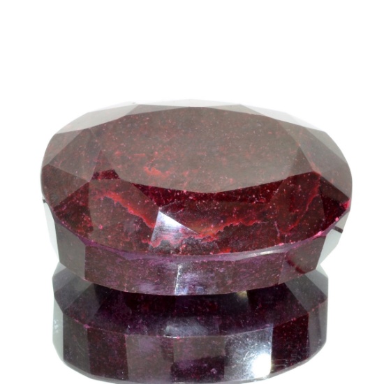 APP: 11.4k 2,896.00CT Oval Cut Ruby Gemstone