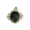 APP: 2.9k Fine Jewelry 14KT Gold, 11.08CT Oval Cut Green Emerald And Diamond Pendant