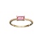 APP: 0.8k Fine Jewelry Designer Sebastian 14KT Gold, 0.45CT Pink Tourmaline And Diamond Ring
