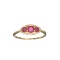 APP: 0.8k Fine Jewelry, Designer Sebastian 14KT Gold, 0.53CT Round Cut Ruby And Diamond Ring