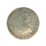 1797 Extremely Rare Eight Reales American First Silver Dollar Coin