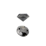 APP: 0.3k 0.37CT Round Cut Black Diamond Gemstone