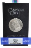 Rare 1884-CC $1 GSA Hoard MS 61 Graded Coin