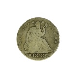 1853 Arrows at Date Liberty Seated Half Dollar Coin (JG)