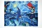 MARC CHAGALL (After) Lovers Over Paris Print, 213 of 500