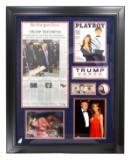 Original New York Times Trump Newspaper Photo's Plate Signed Great Memorabilia  -PNR-