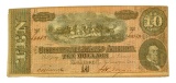Rare 1864 $10 U.S. Confederate Note