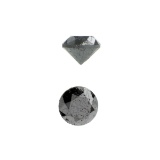 APP: 0.6k 0.83CT Round Cut Black Diamond Gemstone