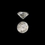 APP: 0.3k 0.13CT Round Brilliant Cut Diamond Gemstone