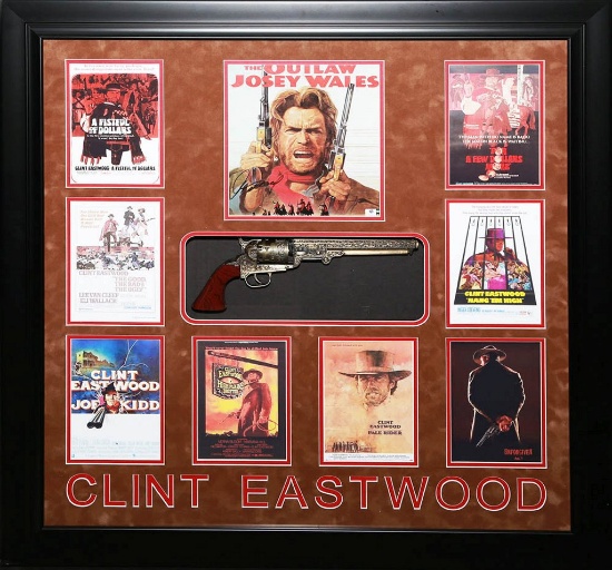 Clint Eastwood Collage with Revolver