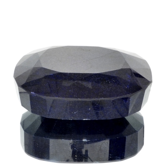 APP: 10.8k 4,309.10CT Oval Cut Dark Blue Sapphire Gemstone