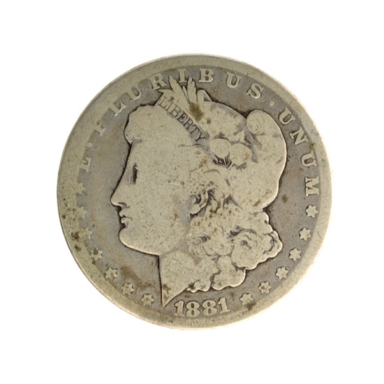 1881-CC Morgan Silver Dollar Coin