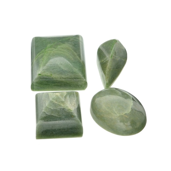 APP: 1.8k 229.64CT Various Shapes And sizes Nephrite Jade Parcel