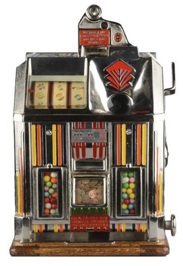 Rare Antique 1¢ Jennings Duchess Vendor Slot Machine -P-