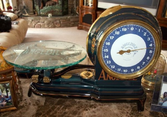 Restored Antique Angle Dial Scale -P-