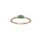 APP: 0.4k Fine Jewelry 14KT Gold, 0.14CT Green Emerald And Diamond Ring