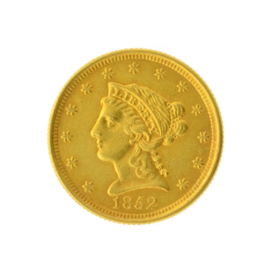 1852 $2.50 Liberty Head Gold Coin