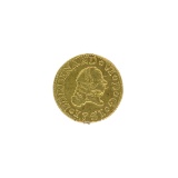 Rare 1751 Spain 1/2 Escudo Bust, Ferdinand VI Gold Coin