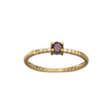 APP: 0.5k Fine Jewelry 14KT Gold, 0.23CT Red Ruby And Diamond Ring
