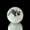 APP: 1.9k Rare 1,117.00CT Sphere Cut White/Black Moonstone Gemstone